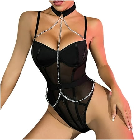 REORIAFEE Womens Lingerie Sexy Naughty Nightlife Underwear Lingerie Wife Lace One Piece Suit Sexy Underwear Pajamas Suit Black L
REORIAFEE Womens Lingerie Sexy Naughty Nightlife Underwear Lingerie Wife Lace One Piece Suit Sexy Underwear Pajamas Suit Black L