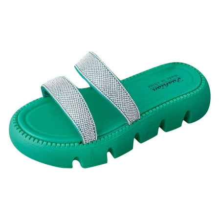 Women Thick Soled Sandals Fashion Slippers Summer Trend Line Sponge Bottom Beach Shoes
Women Thick Soled Sandals Fashion Slippers Summer Trend Line Sponge Bottom Beach Shoes