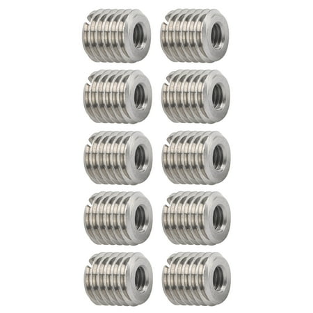 Domqga 10Pcs Thread Inserts Male Female Reducing Nut Stainless Steel Repair Tool Hardware Fastener Male Female Thread Reducing Nut Thread Reducing Nut
Domqga 10Pcs Thread Inserts Male Female Reducing Nut Stainless Steel Repair Tool Hardware Fastener Male Female Thread Reducing Nut Thread Reducing Nut
