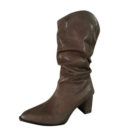 Womens Shoes Fashion Casual Solid Color Slip On Elastic Boots Thick Heel High Heel Boots
Womens Shoes Fashion Casual Solid Color Slip On Elastic Boots Thick Heel High Heel Boots