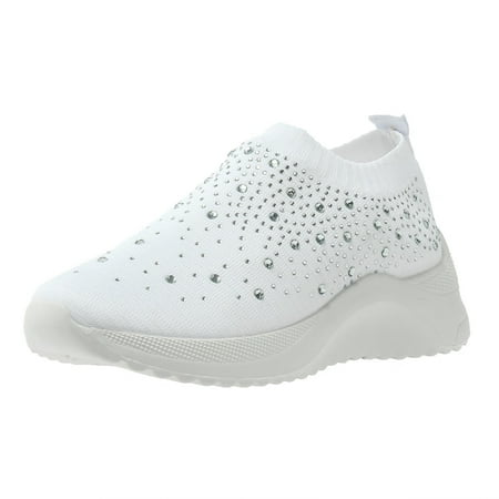 Sneakers for Women Sneaker for Women Casual Sport Shoes Mesh Running Shoes Rhinestone Decor Slip On Running Shoes Womens Sneakers Mesh White 39
Sneakers for Women Sneaker for Women Casual Sport Shoes Mesh Running Shoes Rhinestone Decor Slip On Running Shoes Womens Sneakers Mesh White 39