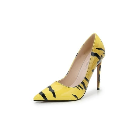 Gomelly Women Pumps High Heel Dress Shoes Slip On Stiletto Heels Animal Print Womens Ladies Yellow 6
Gomelly Women Pumps High Heel Dress Shoes Slip On Stiletto Heels Animal Print Womens Ladies Yellow 6