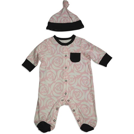 Offspring Baby Girls Coveralls Pajamas Infant Female Footed Sleepers with Hat Pink 9M
Offspring Baby Girls Coveralls Pajamas Infant Female Footed Sleepers with Hat Pink 9M