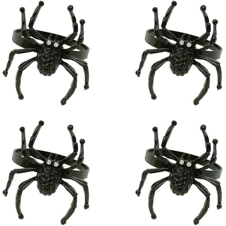 All Saint s Day Napkin Rings Set of 4 Diamonds Spider Napkin Ring for Table Setting Halloween Decorations Table Decor Home Decor (Black Spider)
All Saint s Day Napkin Rings Set of 4 Diamonds Spider Napkin Ring for Table Setting Halloween Decorations Table Decor Home Decor (Black Spider)