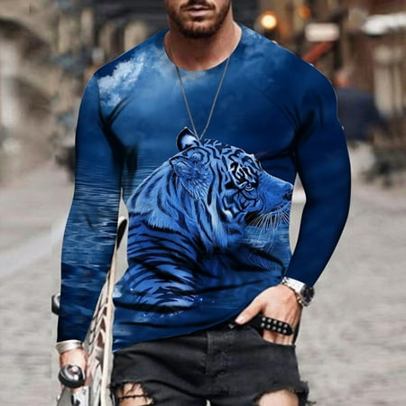 Men s 3D Digital Graphics Print T-Shirts Animal Pattern Long Sleeve Slim Crewneck Fall Tops Unisex Daily Blouses
Men s 3D Digital Graphics Print T-Shirts Animal Pattern Long Sleeve Slim Crewneck Fall Tops Unisex Daily Blouses