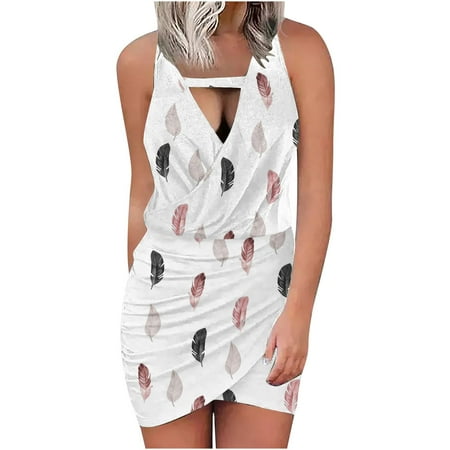 Juebong Women s Summer Fashion Printed Round Neck Collar Sleeveless Off Shoulder Dress 
Juebong Women s Summer Fashion Printed Round Neck Collar Sleeveless Off Shoulder Dress