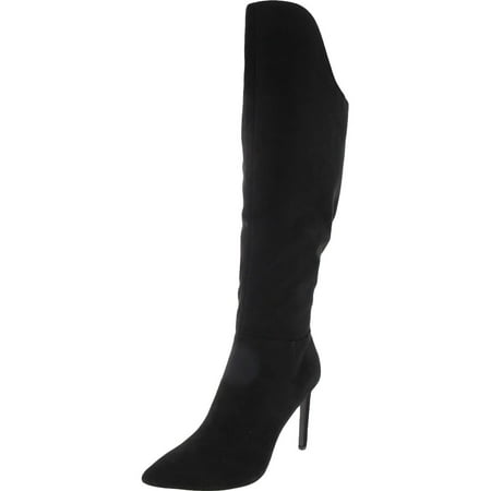 Nine West Womens Telena Suede Wide Calf Knee-High Boots
