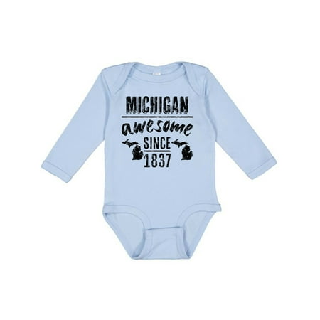 Inktastic Michigan Awesome Since 1837 Gift Baby Boy or Baby Girl Long Sleeve Bodysuit
Inktastic Michigan Awesome Since 1837 Gift Baby Boy or Baby Girl Long Sleeve Bodysuit