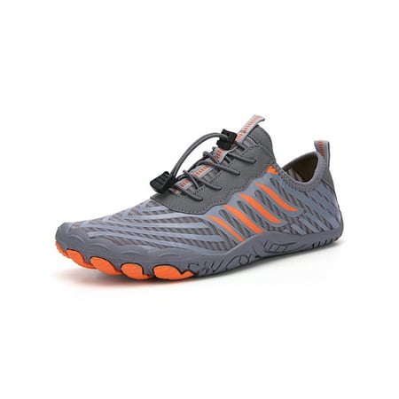 SIMANLAN Womens Mens Beach Shoe Surf Barefoot Quick Dry Water Shoes Swim Casual Flats Exercise Slip On Aqua Socks Gray Style D 6
SIMANLAN Womens Mens Beach Shoe Surf Barefoot Quick Dry Water Shoes Swim Casual Flats Exercise Slip On Aqua Socks Gray Style D 6