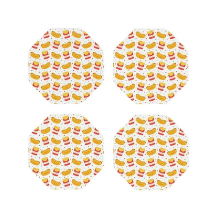 Yiaed Hot Dog Print Leather Coasters for Drinks - Cup Coasters Coffee Table Kitchen Table Bar Home & Office Gifts Handmade Drink Coasters-Octagon
Yiaed Hot Dog Print Leather Coasters for Drinks - Cup Coasters Coffee Table Kitchen Table Bar Home & Office Gifts Handmade Drink Coasters-Octagon
