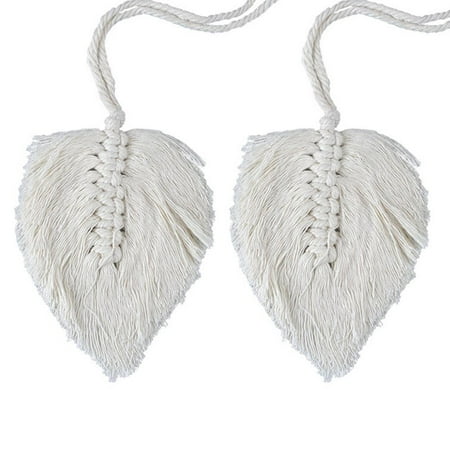 2Pcs Boho Curtain Holders Leaves Shape Cotton Curtain Clips for Home Curtains Decoration
2Pcs Boho Curtain Holders Leaves Shape Cotton Curtain Clips for Home Curtains Decoration