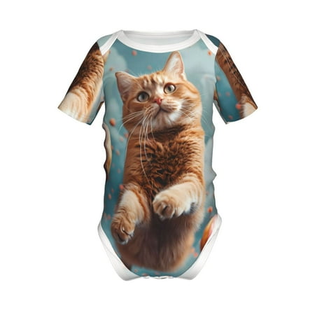 Gaeub Floating Cat And Donuts Print Infant Climbing Onesie Toddler Outfit Newborn Baby Bodysuit Baby Boy Girl Clothes -18 Months
Gaeub Floating Cat And Donuts Print Infant Climbing Onesie Toddler Outfit Newborn Baby Bodysuit Baby Boy Girl Clothes -18 Months