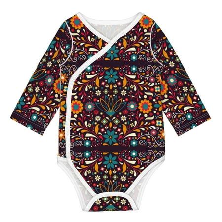 Matuu Colorful Mexican2 for Baby Long-Sleeve Bodysuit Soft Cotton Comfortable and Breathable Perfect for Newborns and Infants
Matuu Colorful Mexican2 for Baby Long-Sleeve Bodysuit Soft Cotton Comfortable and Breathable Perfect for Newborns and Infants