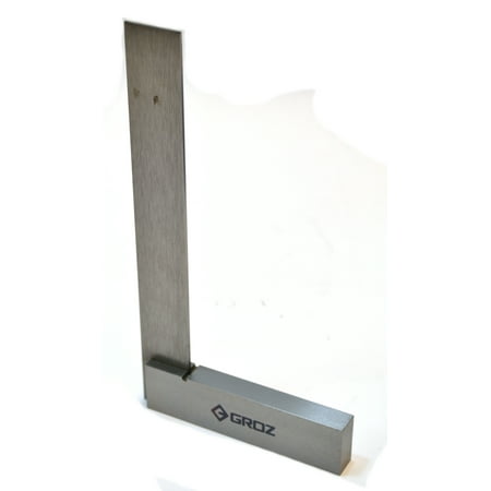 Groz 6-inch Steel Square | General Purpose | 72 Micron Squareness (01103)