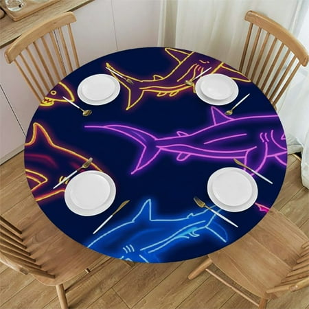 YANMS Fishing Lures Blue Waterproof Round Table Cover 100% Polyester Fiber 42-46
YANMS Fishing Lures Blue Waterproof Round Table Cover 100% Polyester Fiber 42-46