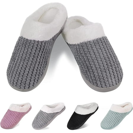 Slippers for Womens Warm Memory Foam Anti-Slip House Shoes Comfortable Cotton Slippers Home Bedroom Shoes Indoor & Outdoor
Slippers for Womens Warm Memory Foam Anti-Slip House Shoes Comfortable Cotton Slippers Home Bedroom Shoes Indoor & Outdoor
