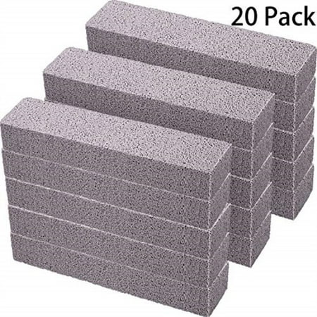 OUXIAN 20 pack pumice stones for cleaning - pumice scouring pad grey pumice stick cleaner for removing toilet bowl ring bath household kitchen pool 5.9 x 1.4 x 0.9 inch (20 pack)
OUXIAN 20 pack pumice stones for cleaning - pumice scouring pad grey pumice stick cleaner for removing toilet bowl ring bath household kitchen pool 5.9 x 1.4 x 0.9 inch (20 pack)