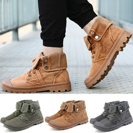 Huilaibazo Men s High-Top Shoes Canvas Shoes Thick Bottom Boots Ankle Boots Outdoor Shoes
Huilaibazo Men s High-Top Shoes Canvas Shoes Thick Bottom Boots Ankle Boots Outdoor Shoes