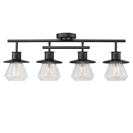 Globe Electric Nate 4-Light Dark Bronze Track Lighting Kit 59530
