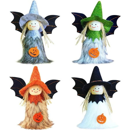 ELENXS 4PCS Halloween Witch Pendant Portable Halloween Hanging Angel Decoration Halloween Plush Doll Set Gift for Kids
ELENXS 4PCS Halloween Witch Pendant Portable Halloween Hanging Angel Decoration Halloween Plush Doll Set Gift for Kids