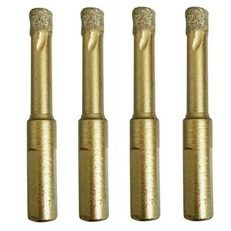 4 PCS Diamond Drill Bits 8mm 5/16 Inch Ceramic Diamond Set for Ceramic Tile Porcelain Granite Stone
4 PCS Diamond Drill Bits 8mm 5/16 Inch Ceramic Diamond Set for Ceramic Tile Porcelain Granite Stone