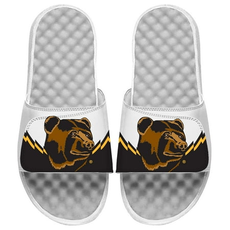 Men s ISlide White Boston Bruins Special Edition 2.0 Slide Sandals