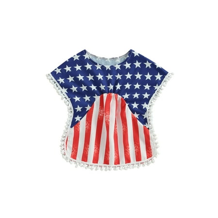 Qtinghua 4th of July Toddler Baby Girls Swim Cover-up Beach Sundress Summer Poncho Rash Guards
Qtinghua 4th of July Toddler Baby Girls Swim Cover-up Beach Sundress Summer Poncho Rash Guards