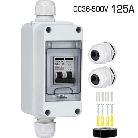 PV disconnector DC36-500V solar energy disconnector new waterproof box