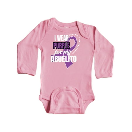 Inktastic Chronic Pain I Wear Purple For My Abuelito Gift Baby Boy or Baby Girl Long Sleeve Bodysuit
Inktastic Chronic Pain I Wear Purple For My Abuelito Gift Baby Boy or Baby Girl Long Sleeve Bodysuit