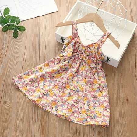 THE WILD Girls Dresses Cute Floral Print Bowknot Square Neck Sleeveless Midi Girls Dresses Pink
THE WILD Girls Dresses Cute Floral Print Bowknot Square Neck Sleeveless Midi Girls Dresses Pink