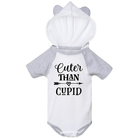 Inktastic Valentines Day Cuter Than Cupid Gift Baby Boy or Baby Girl Bodysuit