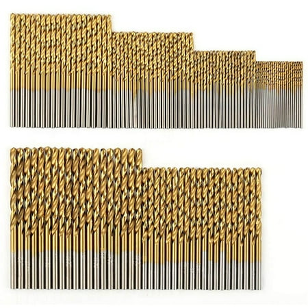 120 Pcs Titanium Drill Bit Set HSS Drill for Metal Steel Wood Plastic Copper Aluminum 1mm to 3.5mm
120 Pcs Titanium Drill Bit Set HSS Drill for Metal Steel Wood Plastic Copper Aluminum 1mm to 3.5mm