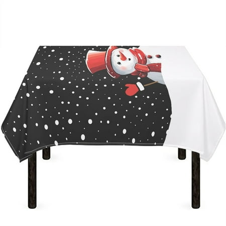 HOTYD Christmas Printed Tablecloth Black Dining Table Cover Polyester Material Waterproof and Anti Fouling Kitchen Restaurant Camping Party Size M
HOTYD Christmas Printed Tablecloth Black Dining Table Cover Polyester Material Waterproof and Anti Fouling Kitchen Restaurant Camping Party Size M