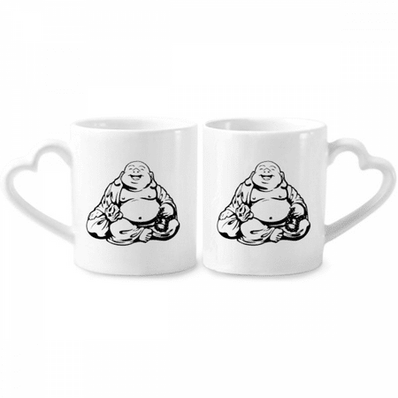 Barefoot Daisen Monk Fat Blessing Mellow Couple Porcelain Mug Set Cerac Lover Cup Heart Handle
Barefoot Daisen Monk Fat Blessing Mellow Couple Porcelain Mug Set Cerac Lover Cup Heart Handle