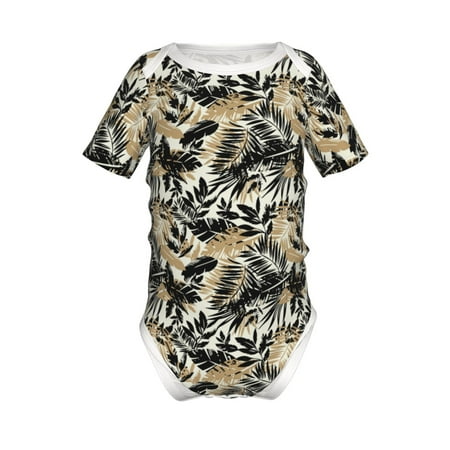 Coaee Black Palm Leaves for Soft Baby Short-Sleeve Bodysuit Baby Climbing Clothes Baby Girls Boys Bodysuit Romper-2 Years
Coaee Black Palm Leaves for Soft Baby Short-Sleeve Bodysuit Baby Climbing Clothes Baby Girls Boys Bodysuit Romper-2 Years