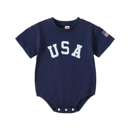ZAROYEAX Toddler Kids 4th of July Love Prints Short Sleeve Independence Day Letters Prints Romper Jumpsuit Cloths
ZAROYEAX Toddler Kids 4th of July Love Prints Short Sleeve Independence Day Letters Prints Romper Jumpsuit Cloths