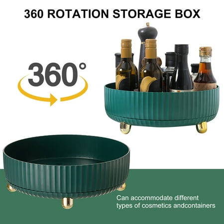 Condiment Organizer Box Multifunctional Desktop Storage Case 360-degree Rotatable Large Capacity Detachable for Bedroom Bathroom
Condiment Organizer Box Multifunctional Desktop Storage Case 360-degree Rotatable Large Capacity Detachable for Bedroom Bathroom