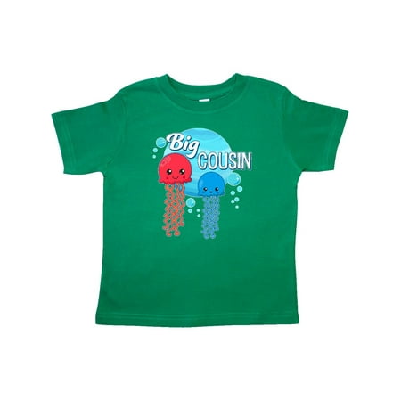 Inktastic Big Cousin Cute Jellyfish Gift Toddler Boy or Toddler Girl T-Shirt