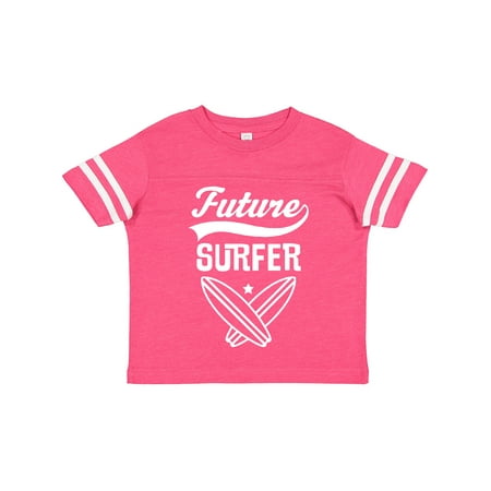 Inktastic Surfing Future Surfer Gift Toddler Boy or Toddler Girl T-Shirt