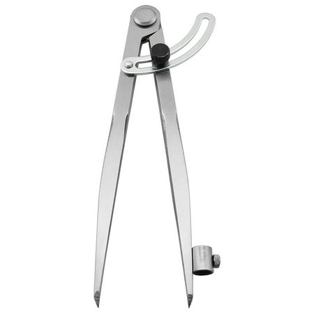 8 Inch Compass 200mm Precision Wing Divider Scribe Tool with Pencil Holder for Geometry Wood Metal and Leather
8 Inch Compass 200mm Precision Wing Divider Scribe Tool with Pencil Holder for Geometry Wood Metal and Leather