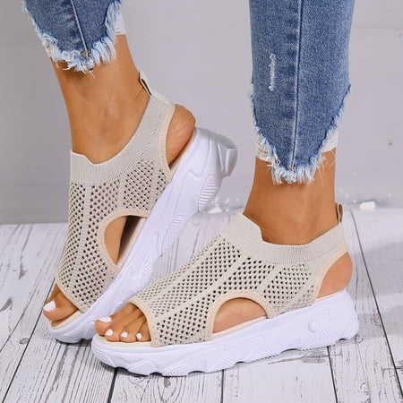 XIAQUJ Women Summer Mesh Beach Slip on Sport Casual Open Toe Flat Soft Bottom Breathable Shoes Sandals Sandals for Women Beige 9(42)
XIAQUJ Women Summer Mesh Beach Slip on Sport Casual Open Toe Flat Soft Bottom Breathable Shoes Sandals Sandals for Women Beige 9(42)