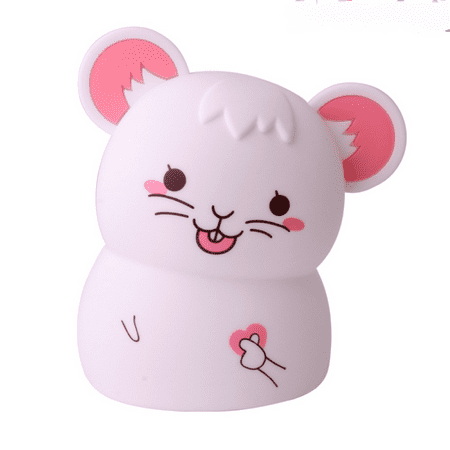 Reliable Mouse Night Light Brightness Adjustable Silicone Material Gentle Eye Protection Light Stable Button Switch Practical Gift
Reliable Mouse Night Light Brightness Adjustable Silicone Material Gentle Eye Protection Light Stable Button Switch Practical Gift