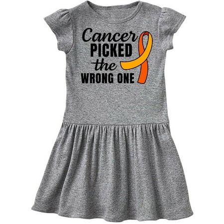 Inktastic Leukemia Awareness Cancer Picked the Wrong One Orange Ribbon Gift Toddler Girl Dress
Inktastic Leukemia Awareness Cancer Picked the Wrong One Orange Ribbon Gift Toddler Girl Dress