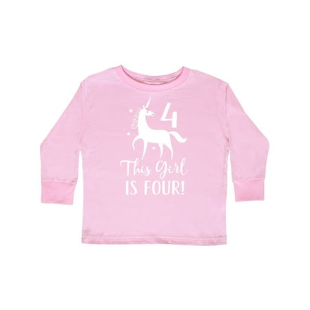 Inktastic 4th Birthday Unicorn 4 Year Old Girl Gift Toddler Toddler Girl Long Sleeve T-Shirt
Inktastic 4th Birthday Unicorn 4 Year Old Girl Gift Toddler Toddler Girl Long Sleeve T-Shirt