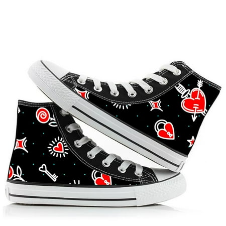 Fashion Casual-Adult Canvas High Top Sneaker Casual Walking Shoes with Love Letter Printed
Fashion Casual-Adult Canvas High Top Sneaker Casual Walking Shoes with Love Letter Printed