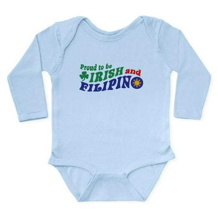 CafePress - Proud To Be Irish And Filipino Body Suit - Long Sleeve Infant Bodysuit
CafePress - Proud To Be Irish And Filipino Body Suit - Long Sleeve Infant Bodysuit