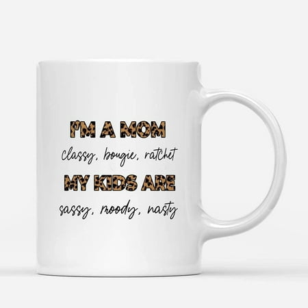Custom Mugs I m A Mom Classy Bougie Ratchet Leopard Mother s Day Gifts from Kids Santa Christmas Presents Ceramic Coffee 11oz 15oz Mug
Custom Mugs I m A Mom Classy Bougie Ratchet Leopard Mother s Day Gifts from Kids Santa Christmas Presents Ceramic Coffee 11oz 15oz Mug