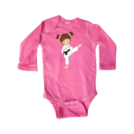 Inktastic Cute Girl Brown Hair Karate Pose Black Belt Gift Baby Girl Long Sleeve Bodysuit
Inktastic Cute Girl Brown Hair Karate Pose Black Belt Gift Baby Girl Long Sleeve Bodysuit