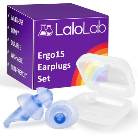 Ear Plugs For Sleeping By | 1 Pair With Container | Comfortable Noise Reducing Earplugs For Sleep & Snoring Travel Work | Up To 28 Db Nrr | Size Large
Ear Plugs For Sleeping By | 1 Pair With Container | Comfortable Noise Reducing Earplugs For Sleep & Snoring Travel Work | Up To 28 Db Nrr | Size Large