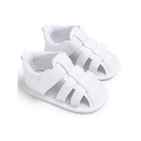 Rotosw Toddler Kids Flat Sandal Non-slip Crib Shoes Soft Sole Fisherman Sandals Comfort Closed Toe Baby Flats Birthday Breathable Walking Shoe White 18-24 months
Rotosw Toddler Kids Flat Sandal Non-slip Crib Shoes Soft Sole Fisherman Sandals Comfort Closed Toe Baby Flats Birthday Breathable Walking Shoe White 18-24 months